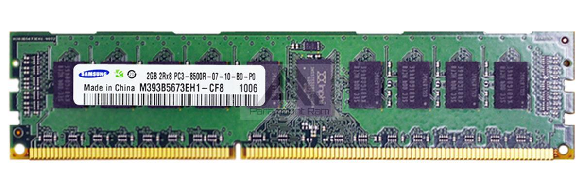 Samsung M393B5673EH1-CF8 2 GB 2RX8 PC3-8500R 1066 MHz server di memoria ecc 